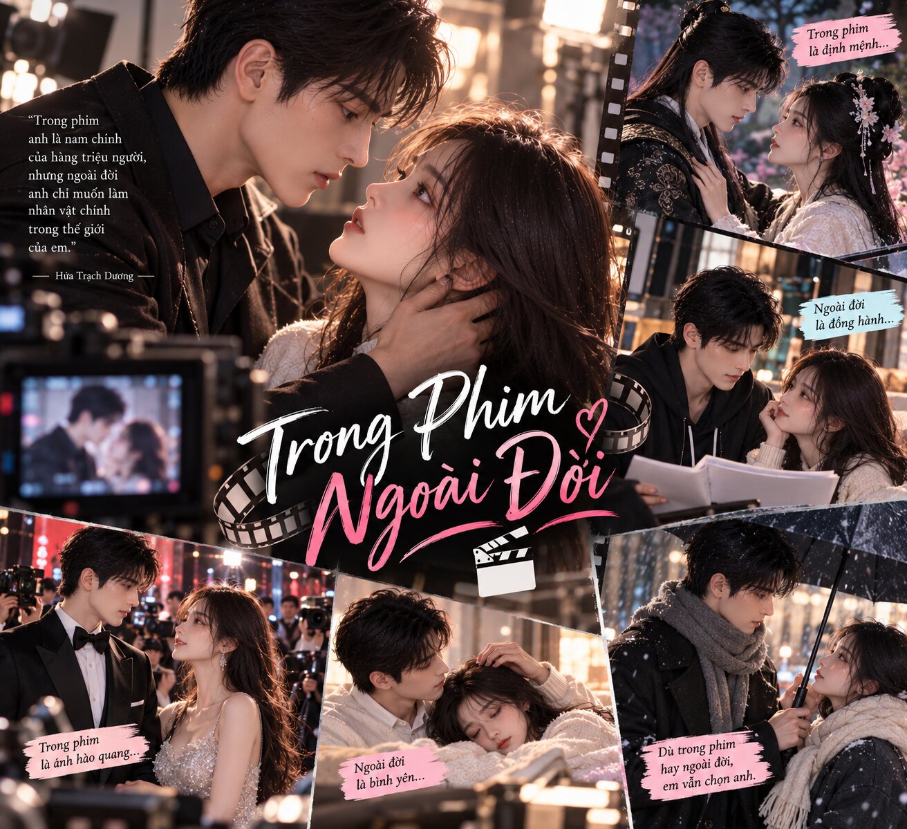 Từ những cảm xúc trên màn ảnh đến rung động ngoài đời, hai người dần nhận ra tình yêu chân thành dành cho nhau