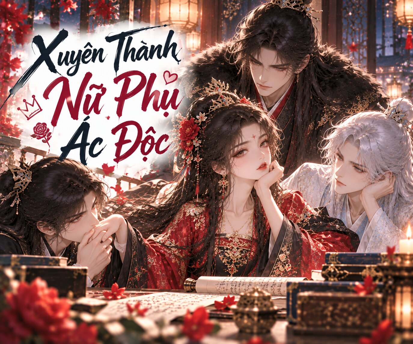Nữ chính bất ngờ xuyên thành nữ phụ ác độc, phải tìm cách thay đổi hình tượng và tránh kết cục không mong muốn trong nguyên tác