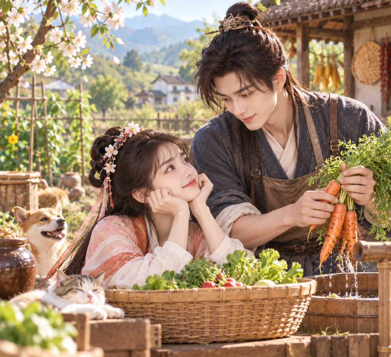 Tình Nhi bắt đầu cuộc sống điền viên giản dị, chăm chỉ làm ăn và cùng gia đình từng bước vun đắp tương lai ấm no