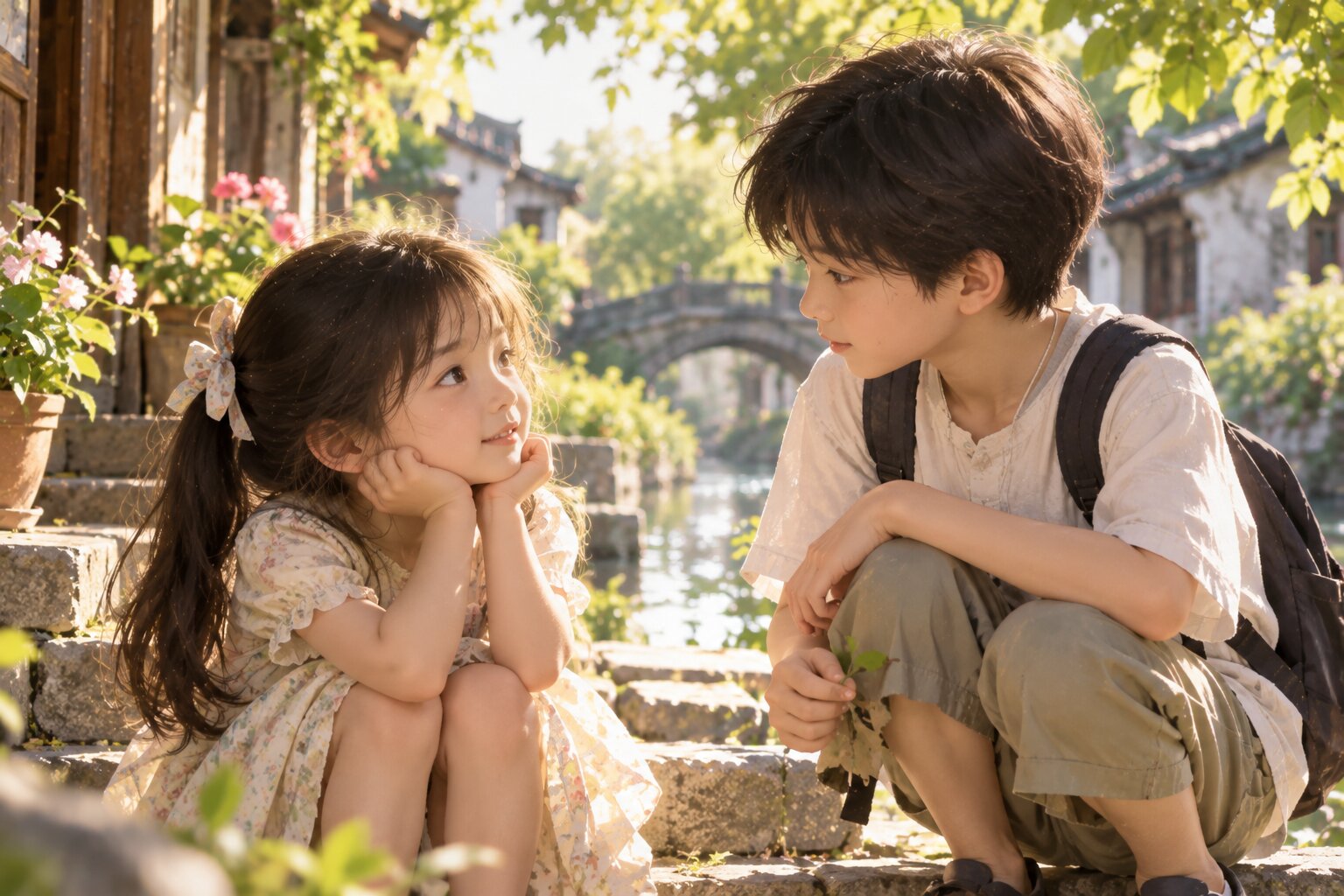 Cuộc gặp gỡ vào mùa hè năm sáu tuổi đã khiến Lạc Hạ trở thành một phần ký ức đặc biệt của Hướng Noãn