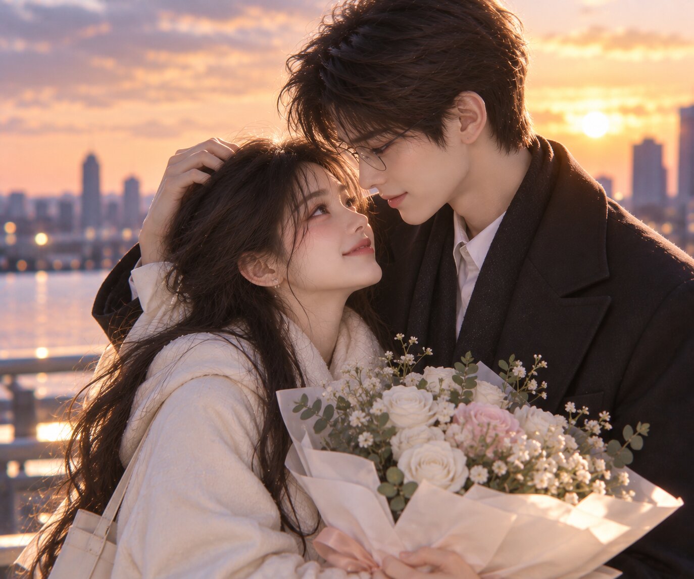 Sau nhiều năm yêu thương và chờ đợi, Dương Lam Hàng và Bạch Lăng Lăng cuối cùng vượt qua khoảng cách để trở về bên nhau