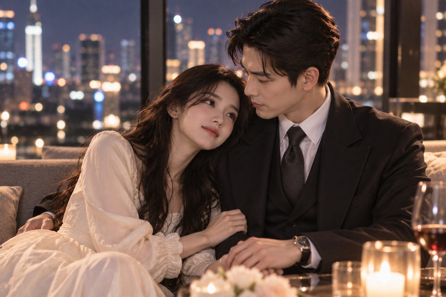 Mối quan hệ giữa Hàn Trân và Quý Đình Tông sau hành trình trải qua nhiều biến cố. Đây là hình ảnh mang tính biểu tượng, không xác nhận tình tiết kết truyện