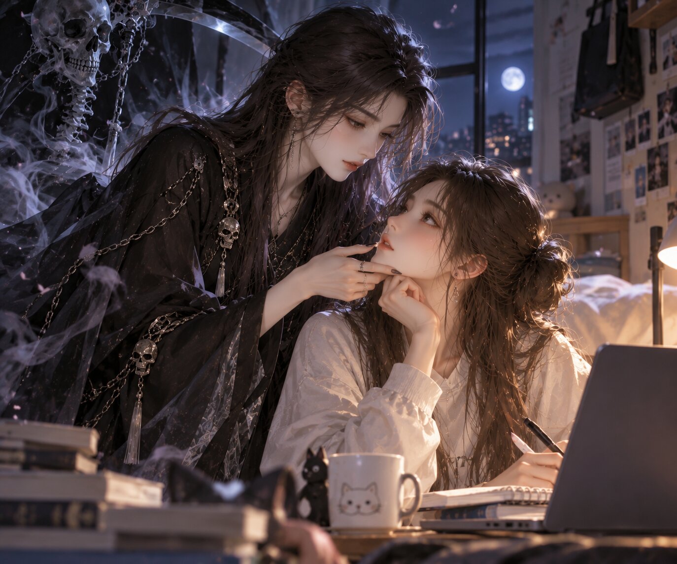 Cuộc sống của nữ chính thay đổi khi gặp người bạn cùng phòng bí ẩn, mở ra hành trình kỳ lạ giữa hiện thực và linh giới