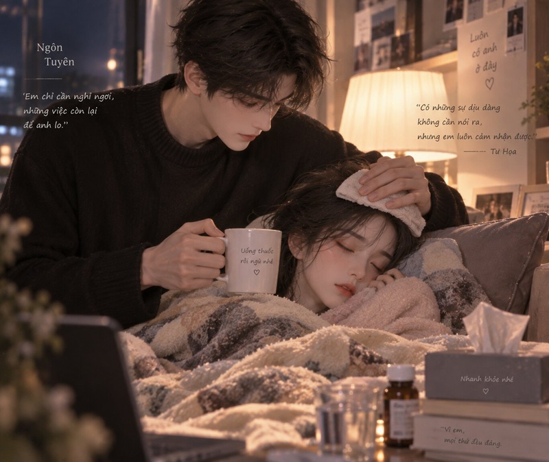 Ngôn Tuyển không vội vàng bước vào trái tim Tư Họa mà dùng sự kiên nhẫn và quan tâm để cô dần tìm lại cảm giác an toàn