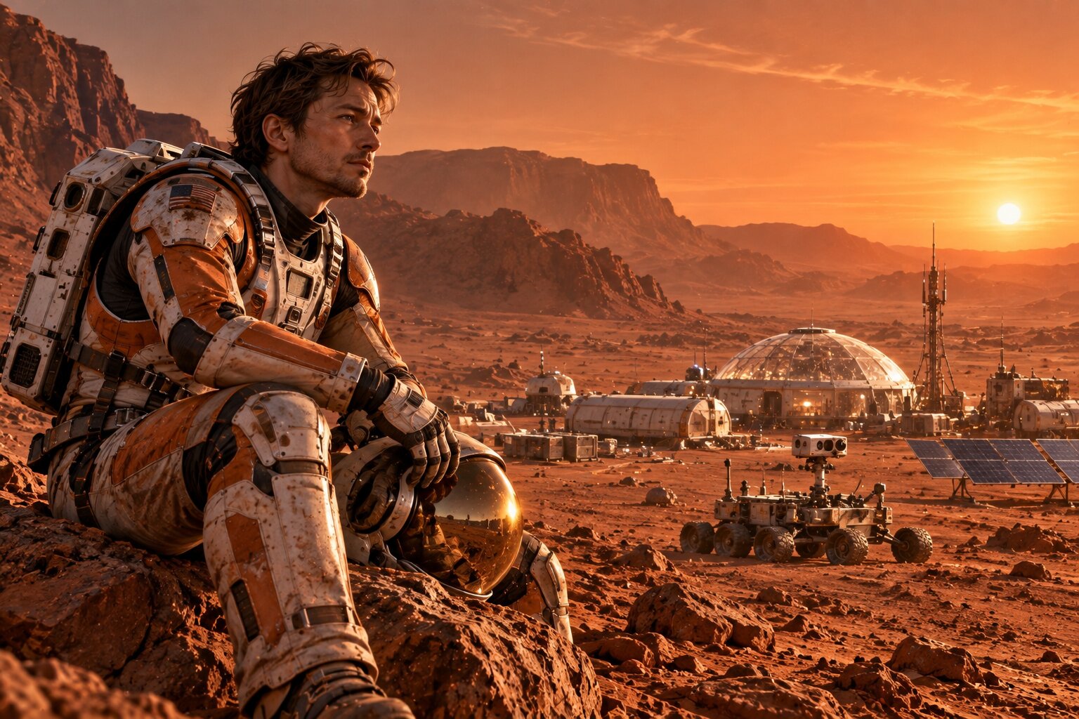 The Martian – Người Về Từ Sao Hỏa kể hành trình Mark Watney dùng khoa học để sinh tồn khi bị mắc kẹt trên Sao Hỏa