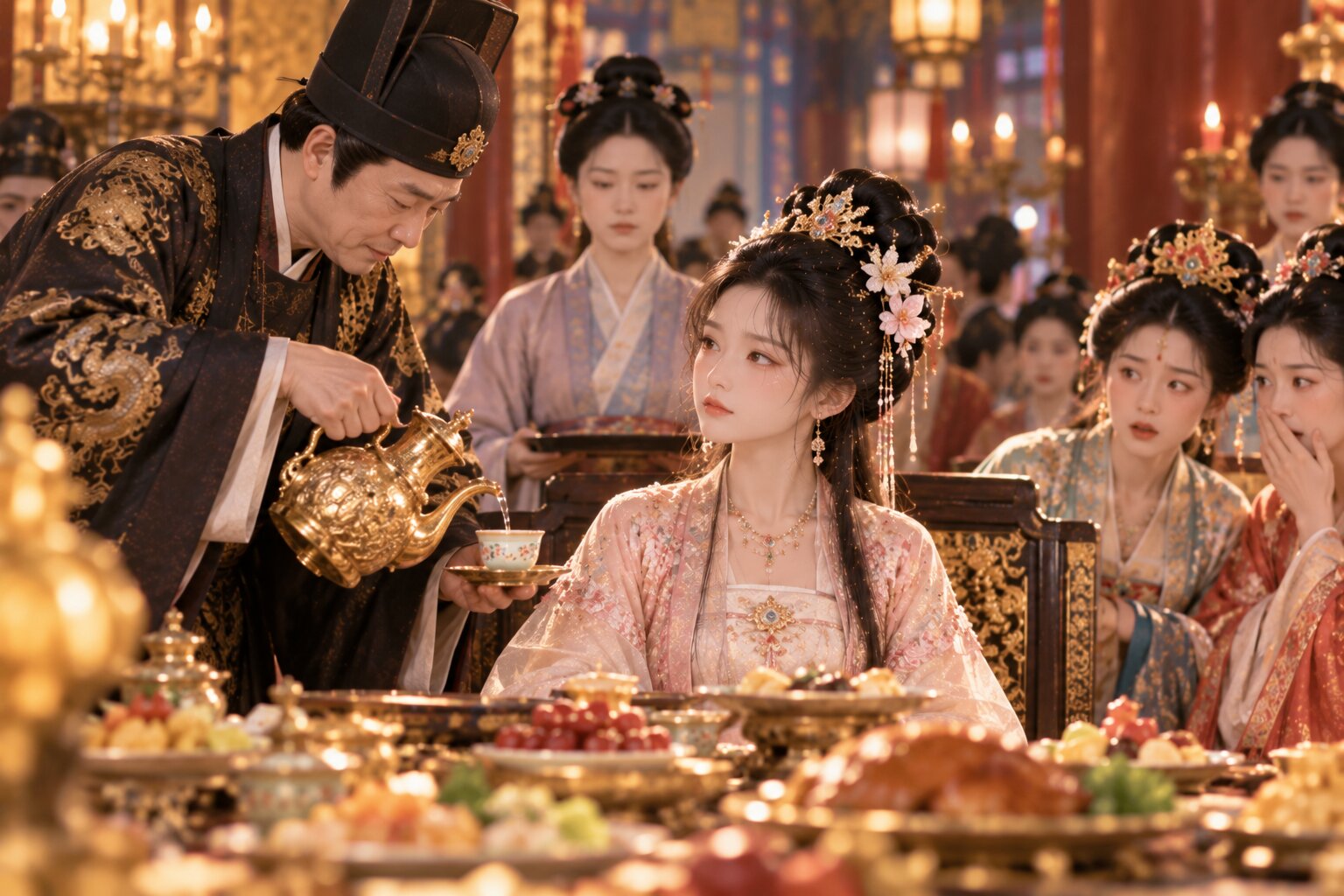 Sự cung kính mà thái giám tổng quản Lý Phúc dành cho A Trăn khiến những người từng xem thường nàng bất ngờ.