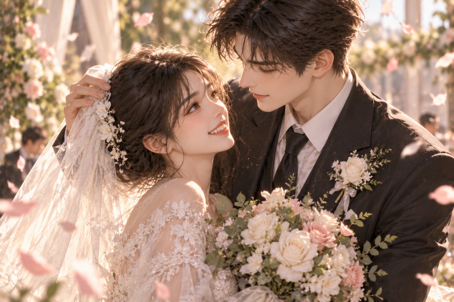 Từ hai năm ngồi cùng bàn đến những lần bỏ lỡ và xa cách, Quý Thính và Đàm Vũ Trình cuối cùng có được tình yêu trọn vẹn
