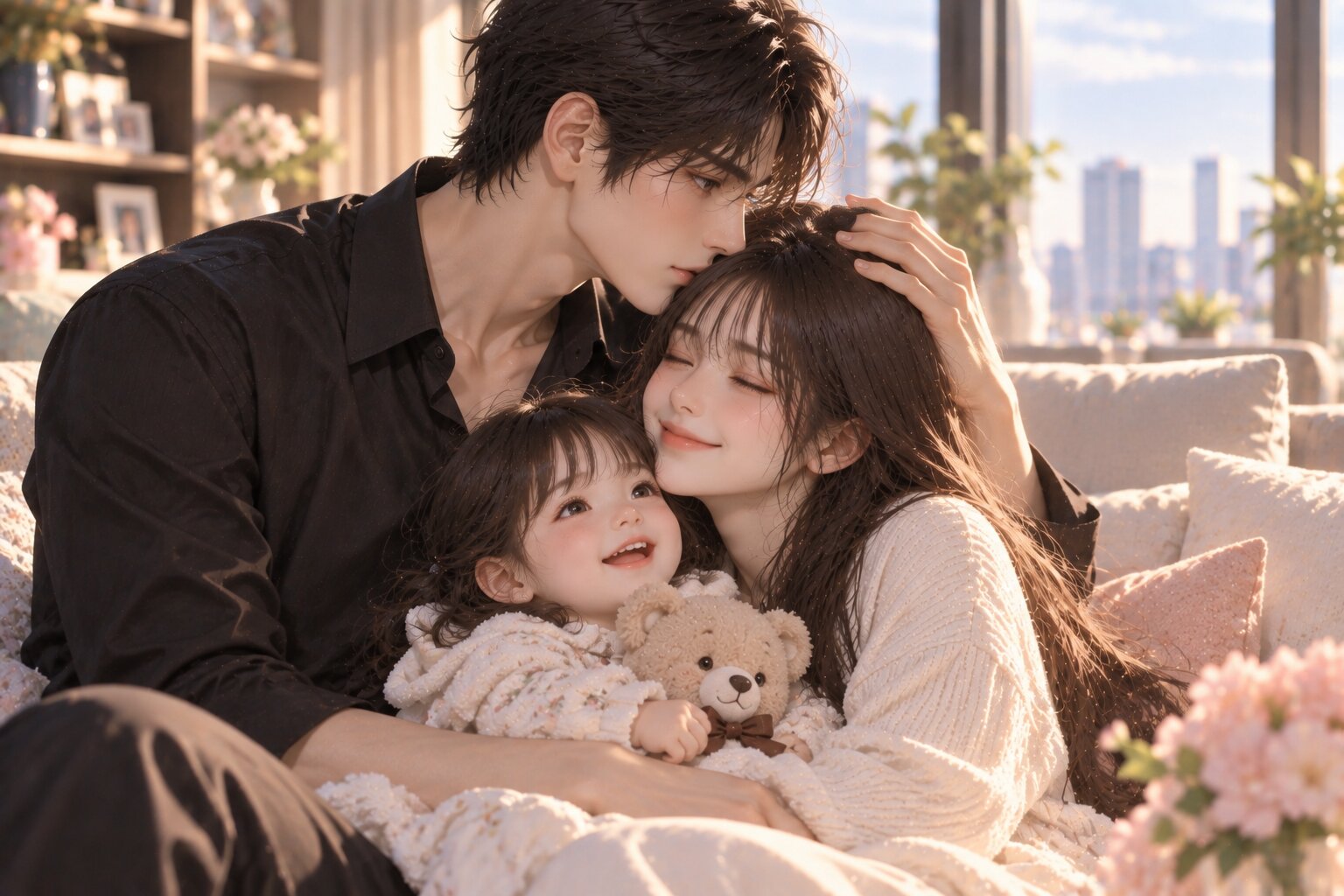 Sau tất cả biến cố, hai người lựa chọn ở bên nhau không chỉ vì đứa trẻ mà bởi họ thực sự muốn trở thành gia đình