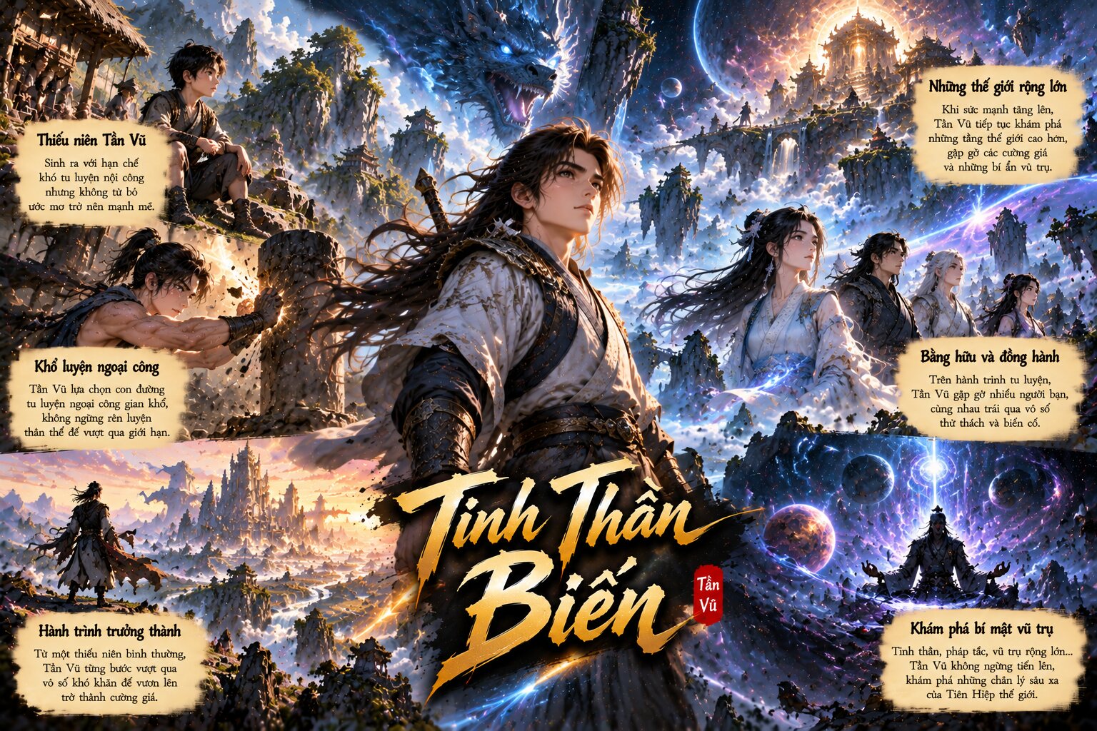 Tần Vũ vượt qua giới hạn bản thân, kiên trì tu luyện giữa vô vàn hiểm nguy để từng bước chinh phục con đường cường giả