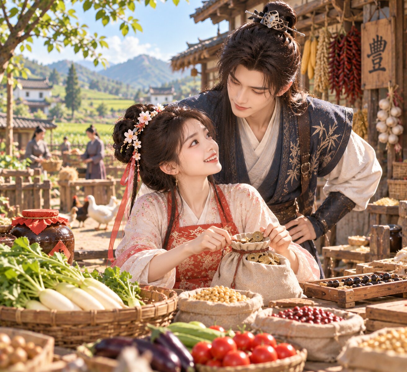Nữ chính trùng sinh về thời cổ đại, tận dụng kinh nghiệm và sự khéo léo để làm ăn, từng bước gây dựng cuộc sống sung túc