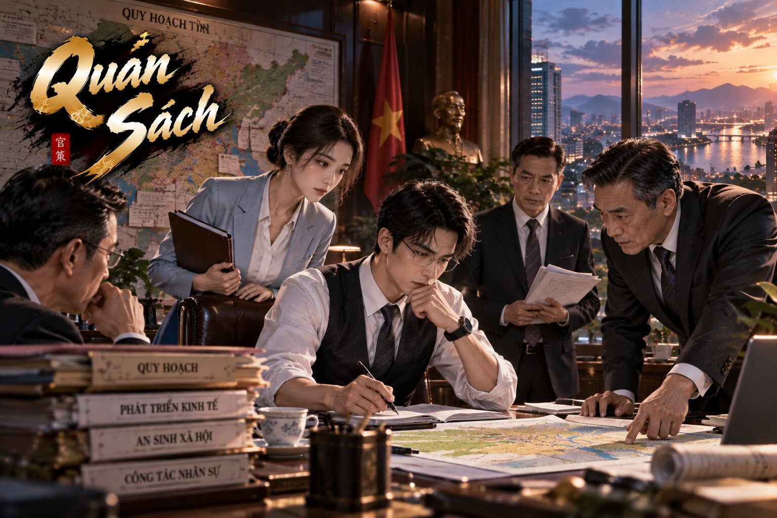 Trần Kinh bước vào chốn quan trường đầy biến động, dùng trí tuệ và bản lĩnh để vượt khó, từng bước khẳng định vị thế