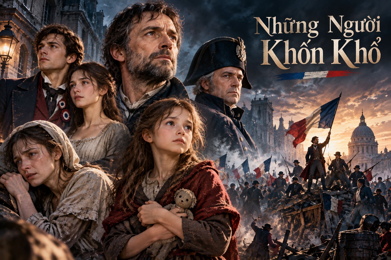 Những Người Khốn Khổ khắc họa số phận Jean Valjean cùng những con người nhỏ bé giữa xã hội Pháp đầy biến động