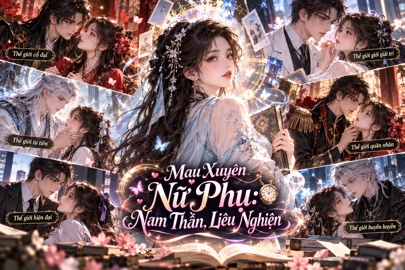 Mau Xuyên Nữ Phụ: Nam Thần, Liêu Nghiện đưa nữ chính qua nhiều thế giới với những nhiệm vụ và chuyện tình thú vị