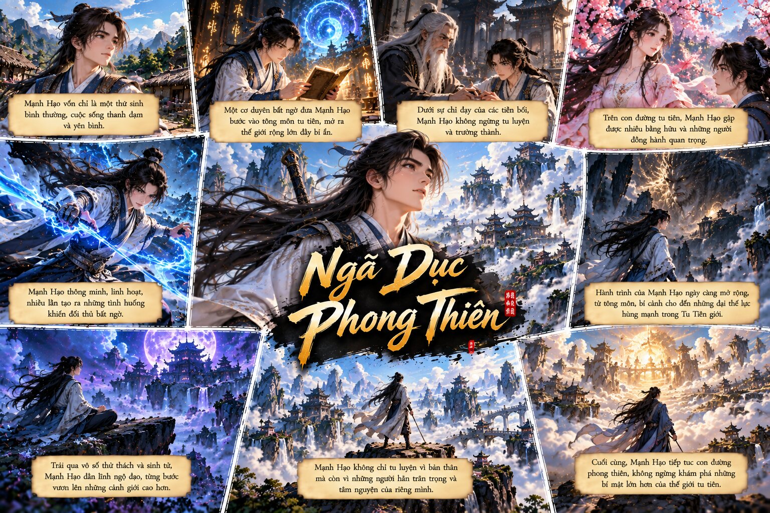 Mạnh Hạo bước vào con đường tu tiên đầy sóng gió, vượt qua vô số cường địch để theo đuổi tự do và viết nên truyền kỳ của riêng mình