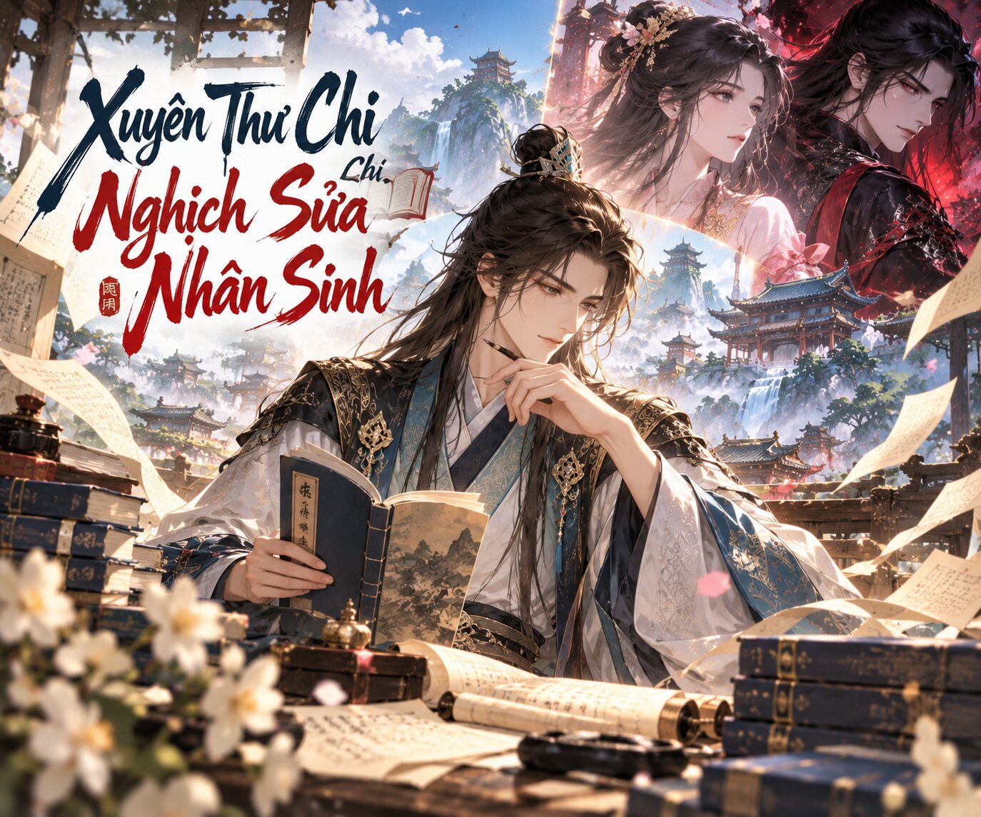 Nhân vật chính xuyên vào thế giới trong sách, từng bước sửa đổi cốt truyện và tìm con đường thay đổi vận mệnh của mình