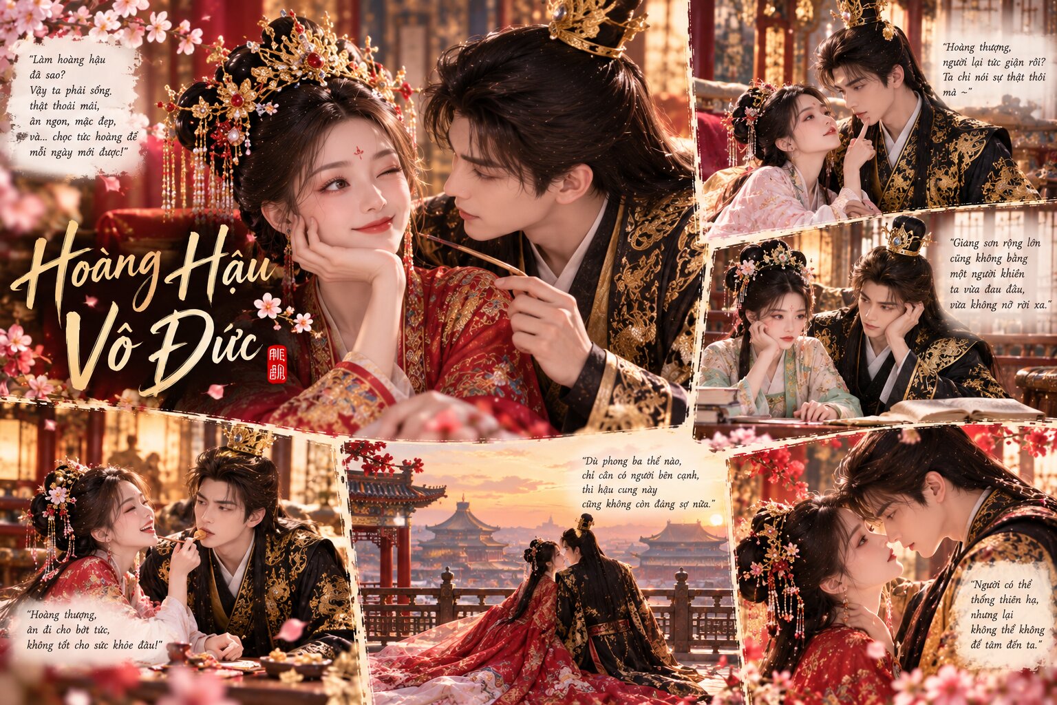 Diệp Trăn Trăn trở thành hoàng hậu và bước vào cuộc sống cung đình với nhiều tình huống hài hước, tình cảm và đấu trí thú vị