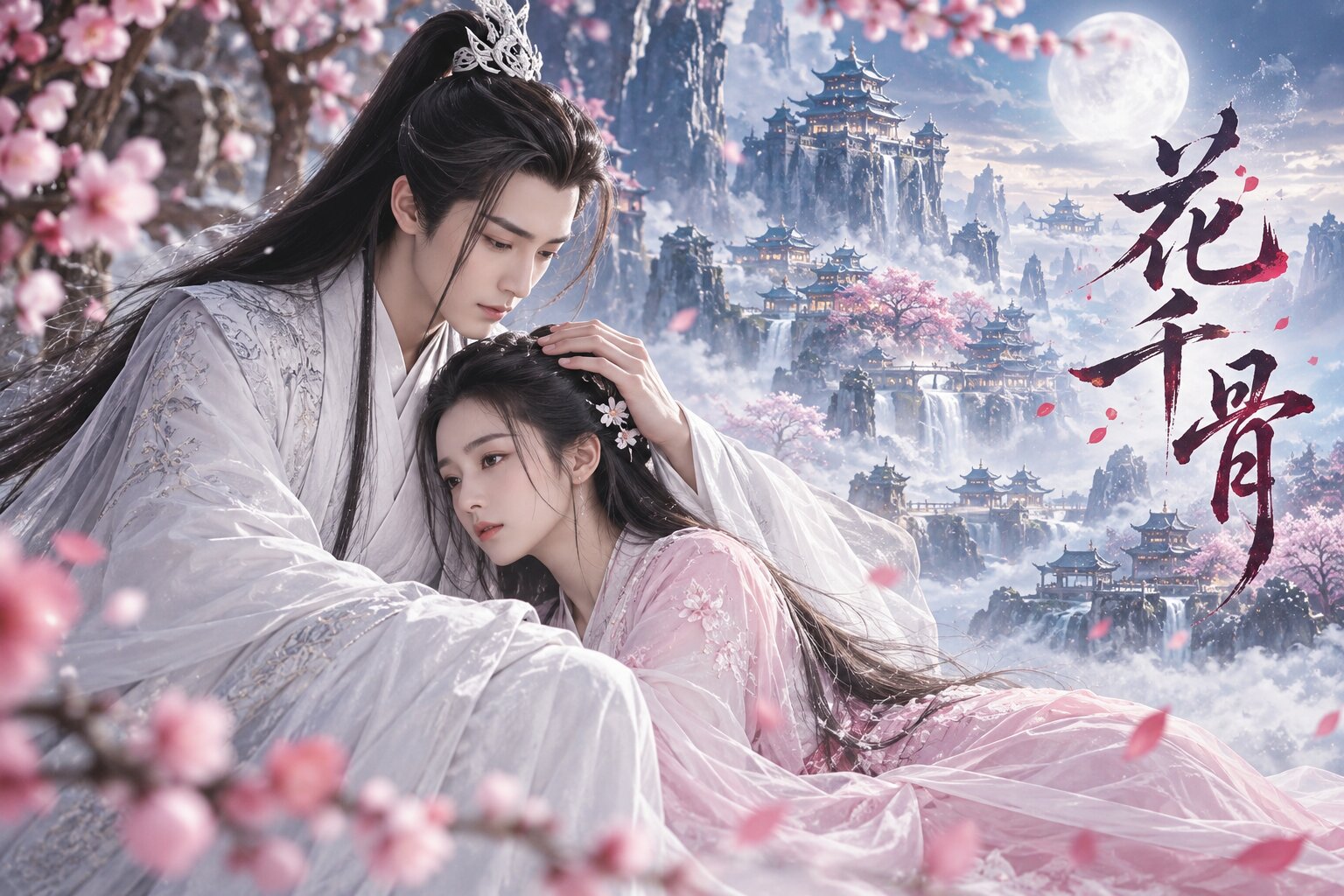 Hoa Thiên Cốt kể mối tình nhiều đau thương giữa Hoa Thiên Cốt và Bạch Tử Họa giữa thế giới tiên hiệp huyền ảo