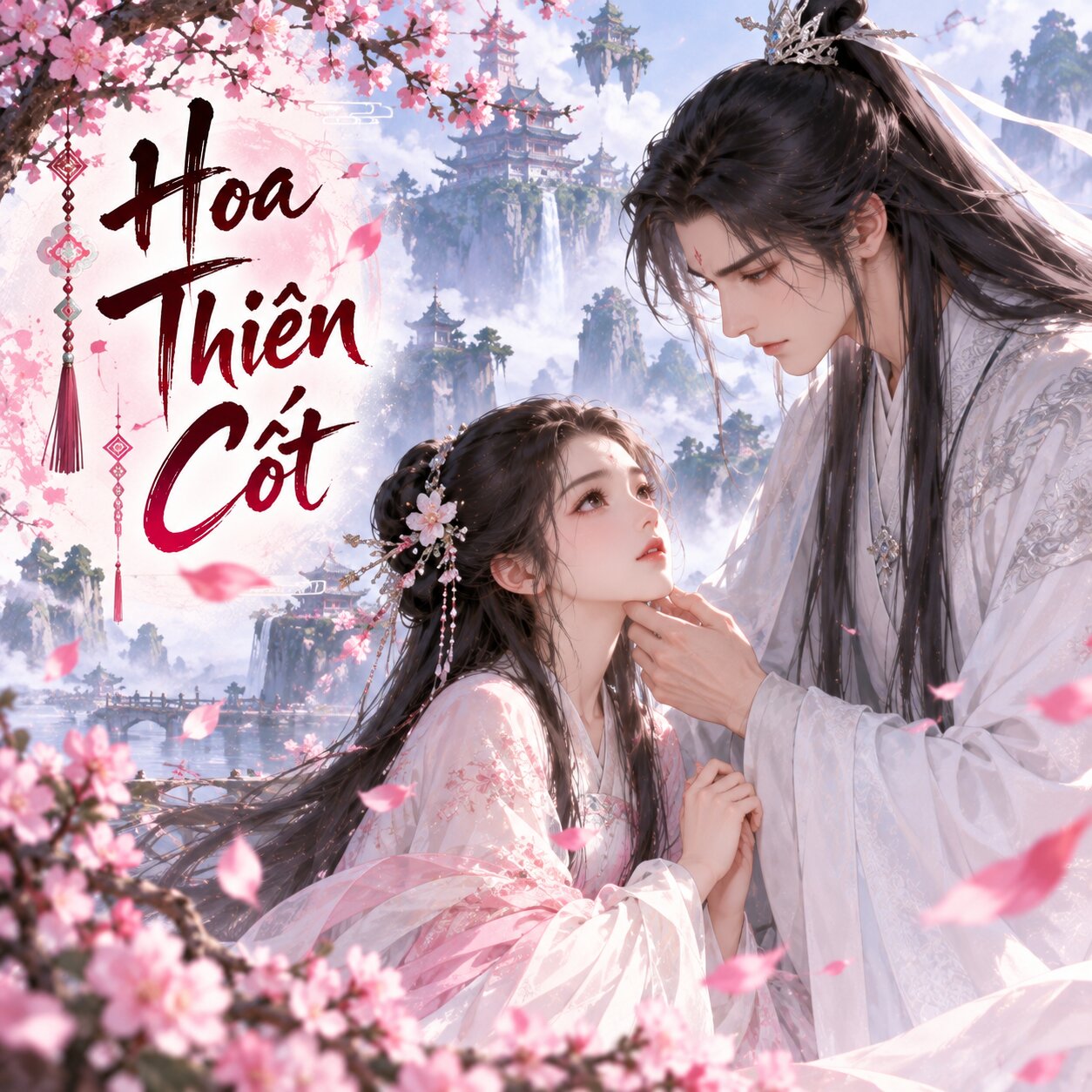 Hoa Thiên Cốt bước vào con đường tu tiên và gặp Bạch Tử Họa, mở ra mối duyên sâu sắc giữa tình yêu và những thử thách