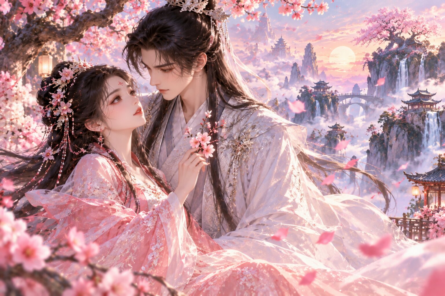 Hương Mật Tựa Khói Sương kể chuyện tình nhiều trắc trở của Cẩm Mịch và Húc Phượng giữa thế giới thần tiên huyền ảo