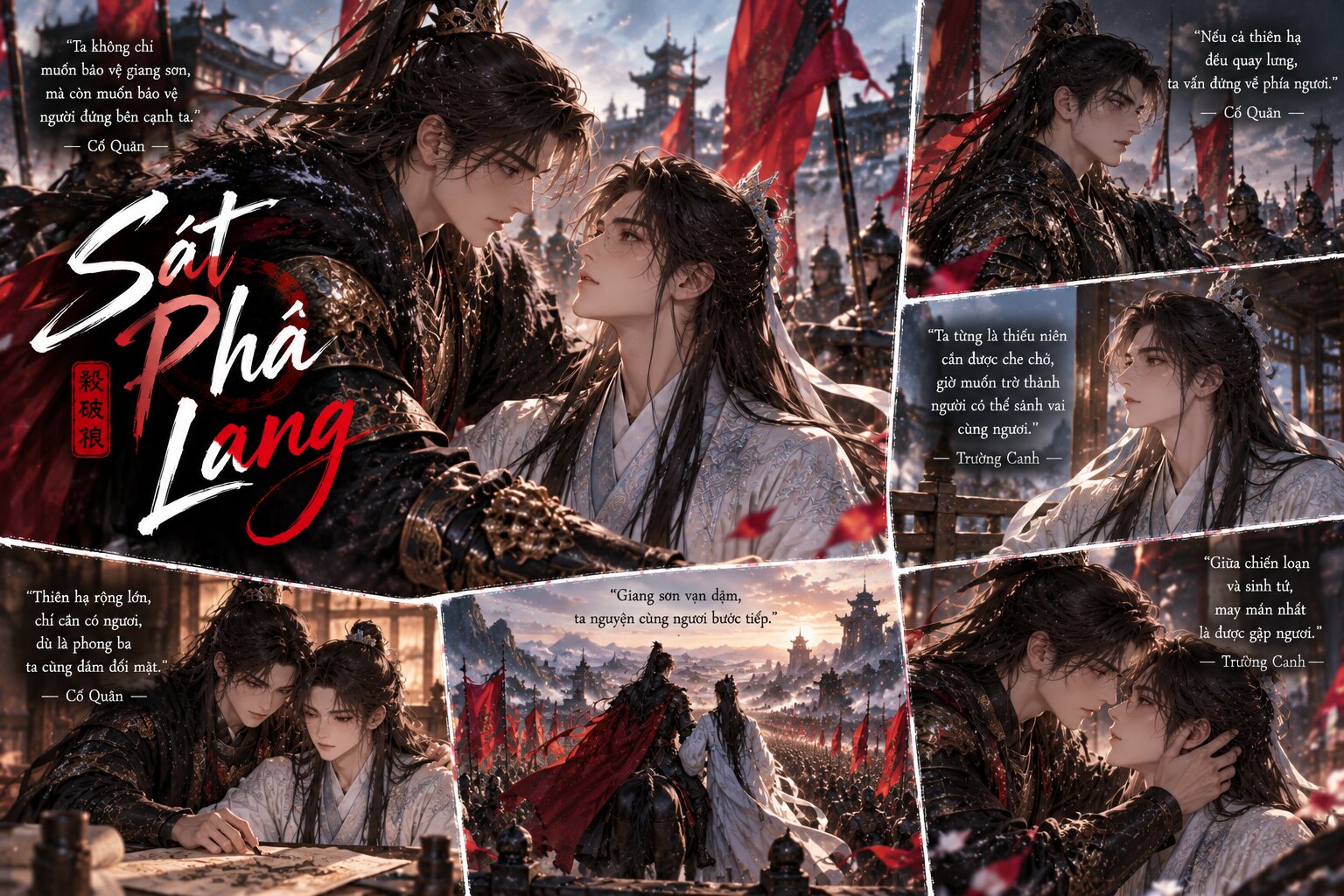 Giữa chiến loạn và quyền mưu, Cố Quân cùng Trường Canh sát cánh vượt qua hiểm nguy, viết nên hành trình đầy cảm xúc