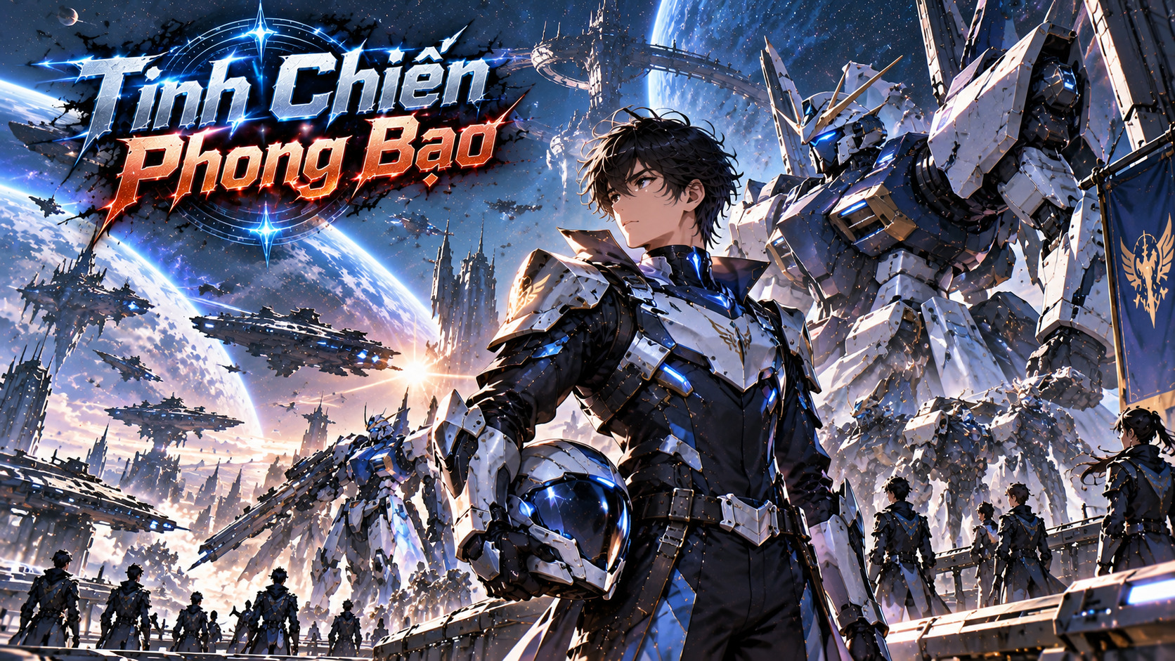 Hành trình Vương Tranh bước vào thế giới cơ giáp, rèn luyện sức mạnh và tham gia những trận chiến khốc liệt giữa các vì sao