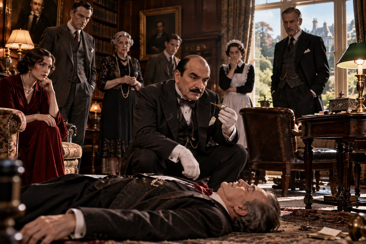 Hercule Poirot điều tra cái chết bí ẩn của Roger Ackroyd, lần theo từng manh mối để khám phá sự thật đầy bất ngờ