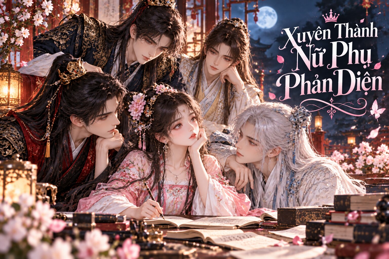 Xuyên Thành Nữ Phụ Phản Diện theo chân nữ chính tìm cách thay đổi kết cục, tránh xa nguy hiểm và viết lại số phận
