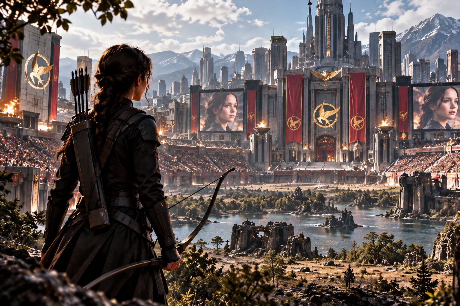 The Hunger Games – Đấu Trường Sinh Tử theo chân Katniss Everdeen bước vào cuộc chiến sinh tồn khắc nghiệt tại Panem
