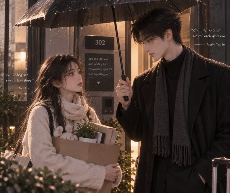 Tại thành phố mới, Tư Họa gặp Ngôn Tuyển – người hàng xóm ôn hòa và dịu dàng dần bước vào cuộc sống của cô