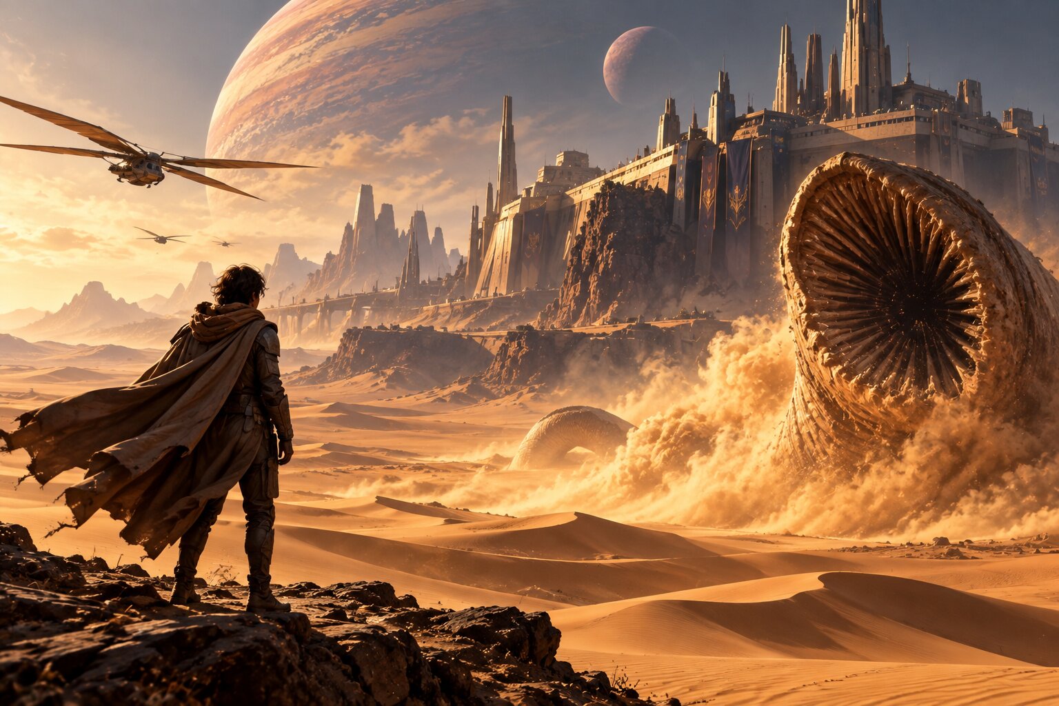 Dune – Xứ Cát kể hành trình Paul Atreides trên hành tinh Arrakis, nơi quyền lực và tài nguyên tạo nên xung đột