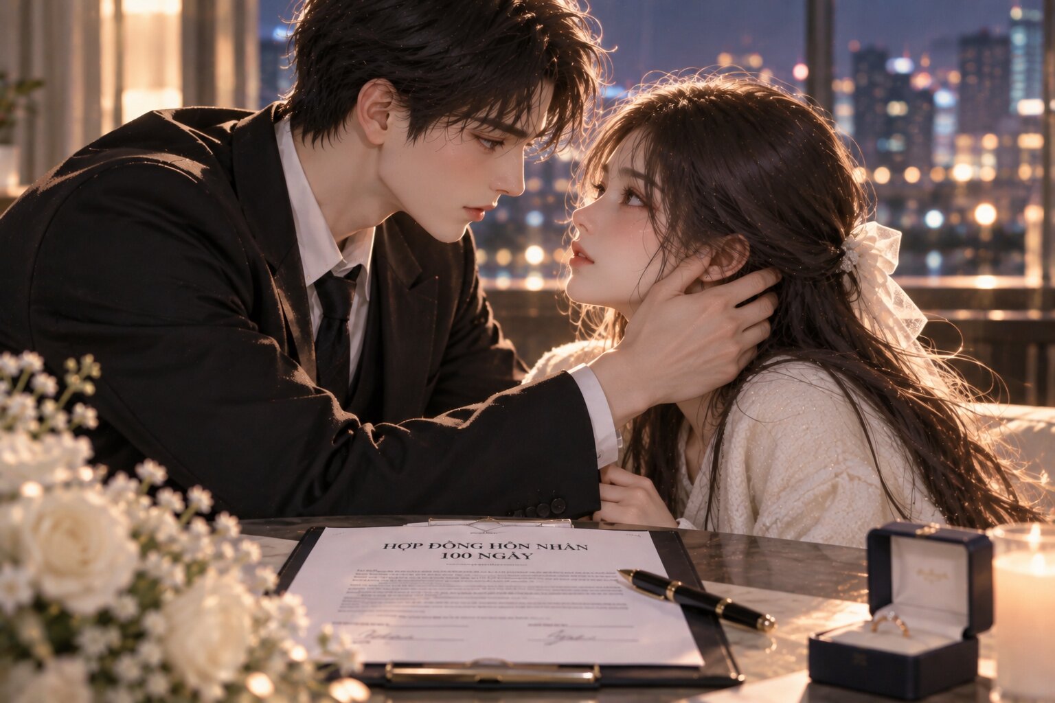 Khi 100 ngày kết thúc, hai người phải đối diện với tình cảm đã nảy sinh trong cuộc hôn nhân ban đầu chỉ là thỏa thuận