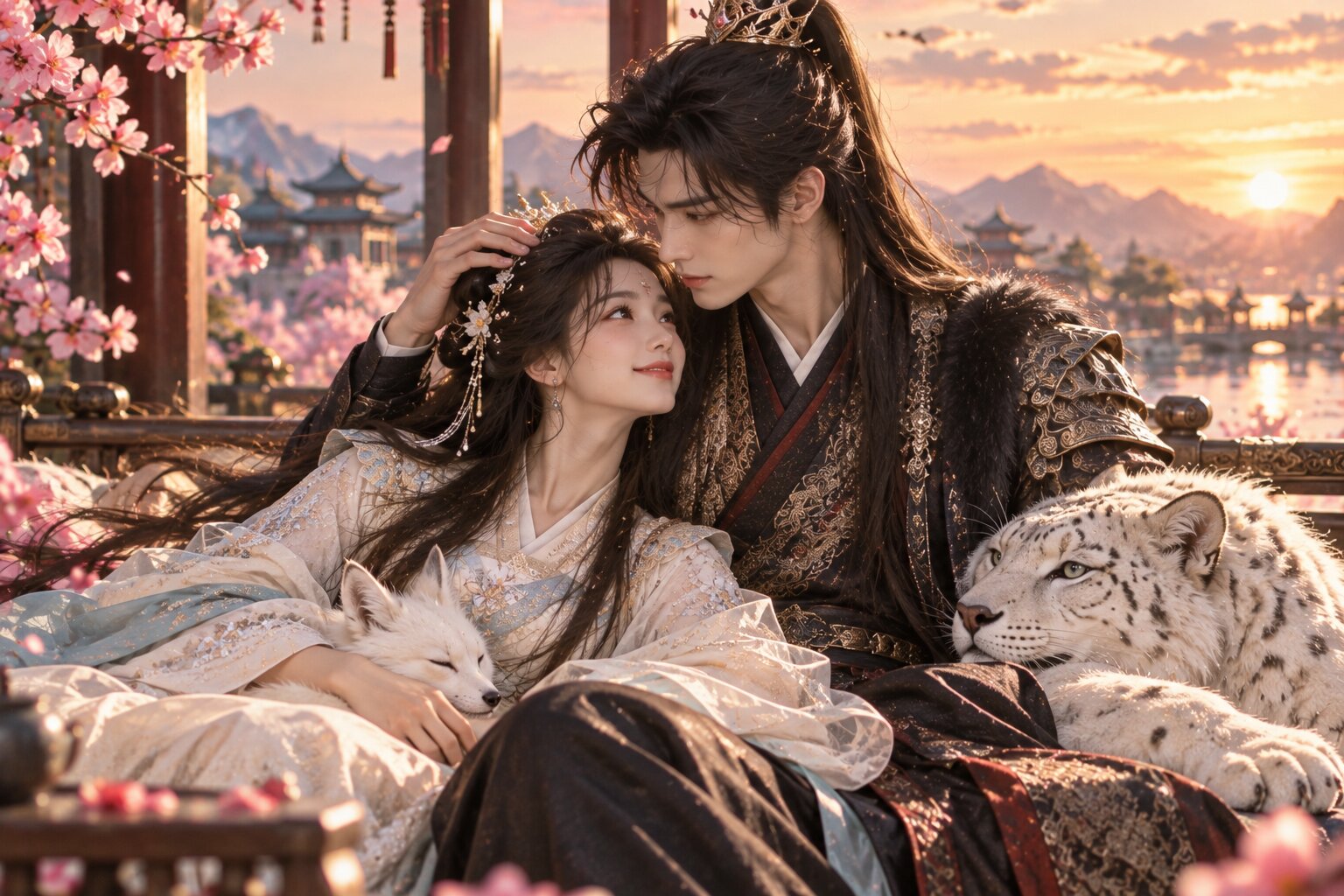 Sau hành trình vượt qua chiến tranh và những âm mưu quyền lực, Vân Khinh và Độc Cô Tuyệt cuối cùng tìm được hạnh phúc bên nhau