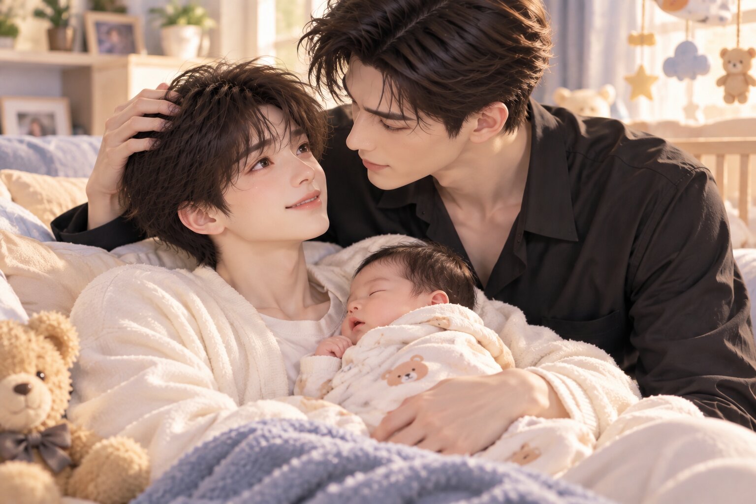Từ cuộc gặp ngoài ý muốn, An Vô Dạng và Hoắc Vân Xuyên cuối cùng xây dựng được một gia đình hạnh phúc bên những đứa con của mình
